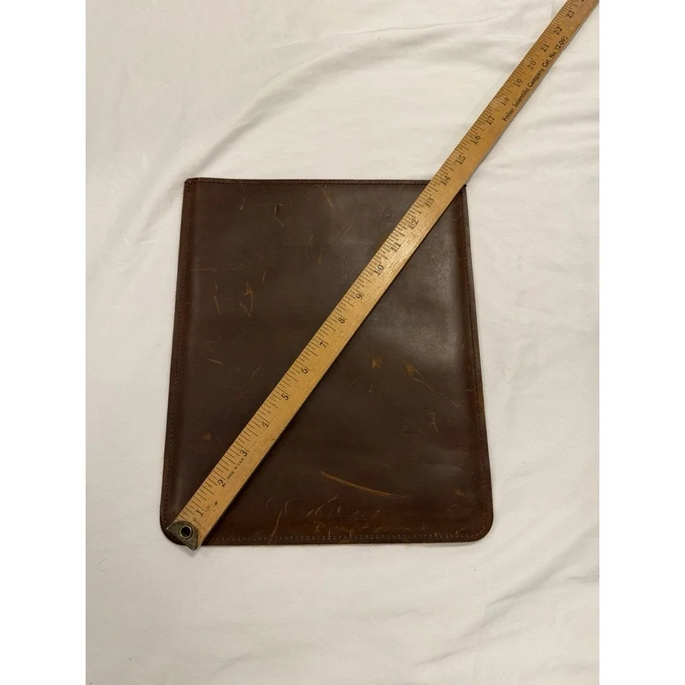 Mission Leather Sleeve Cover Case for Inch iPad Pro Brown Vertical
